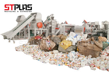 Πλαστικές εγκαταστάσεις πλύσης ανακύκλωσης μπουκαλιών σαμπουάν/πλαστικό Remover ετικετών