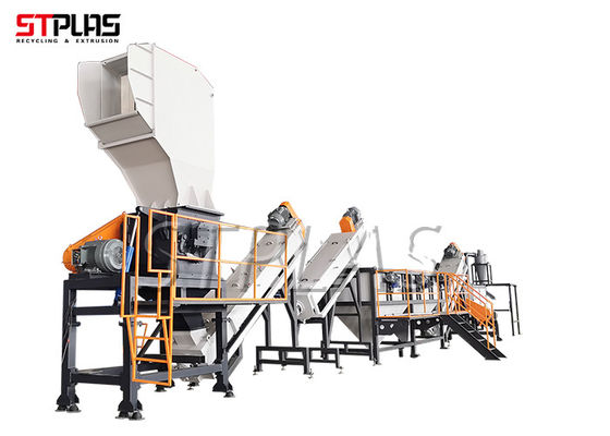 156kw 1000kg/H SUS304 HDPE γραμμή πλύσης για βαρέλια/φιάλες/καλάθια/βαρέλια