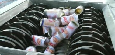 Το διπλό αργίλιο άξονων μπορεί καταστροφέας εγγράφων/καταστροφέας εγγράφων 22~90KW δοχείων κασσίτερου τύπων αποβλήτων