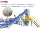 SGS CE Ldpe η μηχανή PP ανακύκλωσης που υφαίνεται τοποθετεί τις συντετριμμένες εγκαταστάσεις ανακύκλωσης πλύσης σε σάκκο